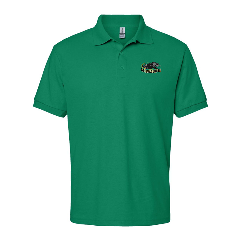 Men's Wisconsin Milwaukee Panthers Gildan Dry Blend Jersey Polo